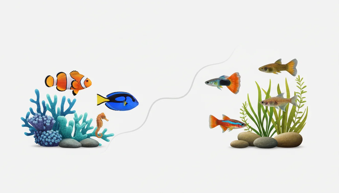 Saltwater vs Freshwater Fish: Visual Differences